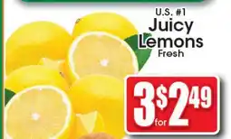 Supremo Foods Inc U.S. #1 Juicy Lemons offer