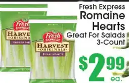 Supremo Foods Inc Fresh Express Romaine Hearts offer