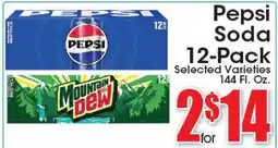 Supremo Foods Inc Pepsi Soda offer