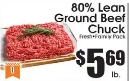 Supremo Foods Inc 80% Lean Ground Beef Chuck offer
