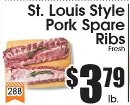 Supremo Foods Inc St. Louis Style Pork Spare Ribs offer