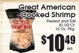 Supremo Foods Inc Great American Cooked Shrimp offer