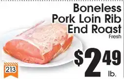 Supremo Foods Inc Boneless Pork Loin Rib End Roast offer
