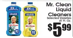 Supremo Foods Inc Mr. Clean Liquid Cleaners offer