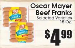 Supremo Foods Inc Oscar Mayer Beef Franks offer