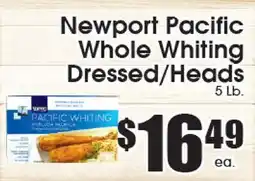 Supremo Foods Inc Newport Pacific Whole Whiting Dressed/Heads offer