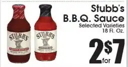 Supremo Foods Inc Stubb's B.B.Q. Sauce offer