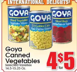 Supremo Foods Inc Goya Canned Vegetables offer