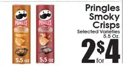 Supremo Foods Inc Pringles Smoky Crisps offer