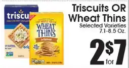 Supremo Foods Inc Triscuits OR Wheat Thins offer