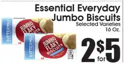 Supremo Foods Inc Essential Everyday Jumbo Biscuits offer