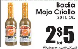 Supremo Foods Inc Badia Mojo Criollo offer