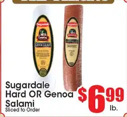 Supremo Foods Inc Sugardale Hard OR Genoa Salami offer