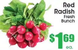 Supremo Foods Inc Red Radish Fresh Bunch offer