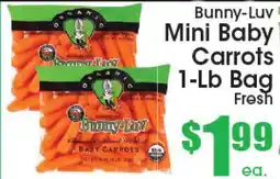 Supremo Foods Inc Bunny-Luv Mini Baby Carrots offer
