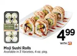 Tops Moji Sushi Rolls offer