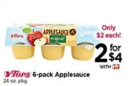 Tops Tops applesauce offer