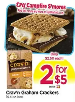 Tops Crav'n Graham Crackers offer