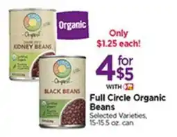 Tops Full Circle Organic Beans offer