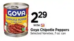 Tops Goya Chipotle Peppers offer