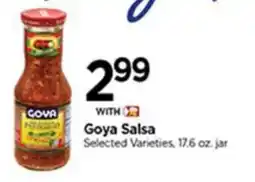 Tops Goya salsa offer