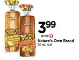 Tops Nature's Own Bread offer