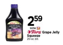 Tops Tops grape jelly squeeze offer