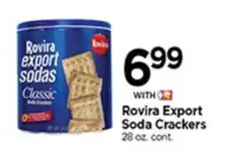 Tops Rovira Export Soda Crackers offer