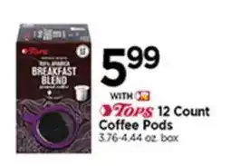 Tops Tops 12 count coffee pods offer