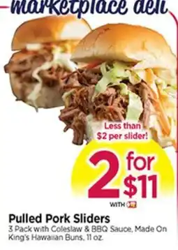 Tops Pulled Pork Sliders offer