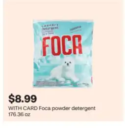 CVS Foca powder detergent offer