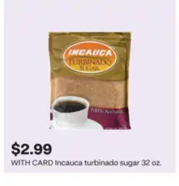 CVS Incauca turbinado sugar offer