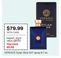 CVS VERSACE Dylan Blue EDT spray offer