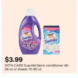 CVS Suavitel fabric conditioner 46-56 oz or sheets 70-80 ct offer