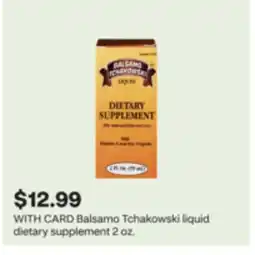 CVS Balsamo Tchakowski liquid dietary supplement offer