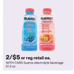 CVS Suerox electrolyte beverage offer