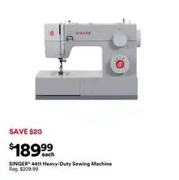 Michaels SINGER 4411 Heavy-Duty Sewing Machine offer