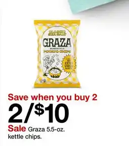 Target Graza 5.5-oz. kettle chips offer