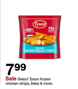 Target Select Tyson frozen chicken strips, bites & more offer