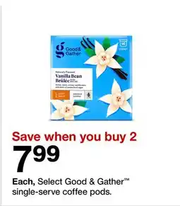 Target Select Good & Gather single-serve coffee pods offer