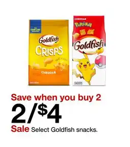 Target Select Goldfish snacks offer