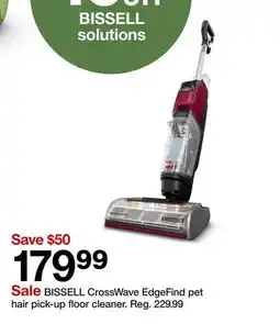 Target BISSELL CrossWave EdgeFind pet hair pick-up floor cleaner offer