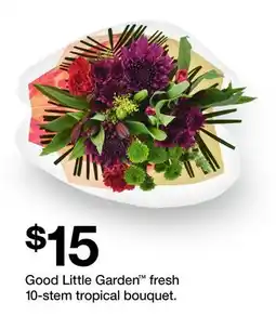 Target Good Little Garden fresh 10-stem tropical bouquet offer
