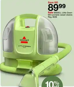 Target BISSELL Little Green Mini portable carpet cleaner offer