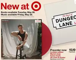 Target Preorder now Limited-edition Merlot vinyl, bonus track, alt cover & poster offer