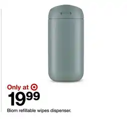Target Biom refillable wipes dispenser offer