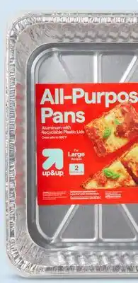 Target up&up 2-ct. all-purpose aluminum pans offer