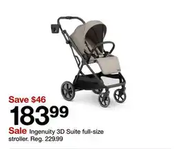 Target Ingenuity 3D Suite full-size stroller offer