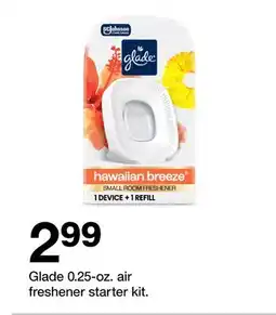 Target Glade 0.25-oz. air freshener starter kit offer