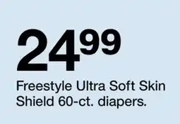 Target Freestyle Ultra Soft Skin Shield 60-ct. diapers offer
